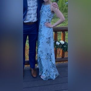 Jenny Yoo floral bridesmaid dress